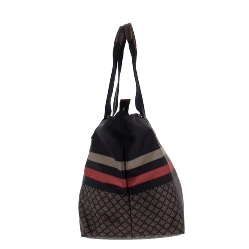 (NWOT) Gucci Brown Diamanté Nylon Shoulder Tote Bag - Picture 4 of 16
